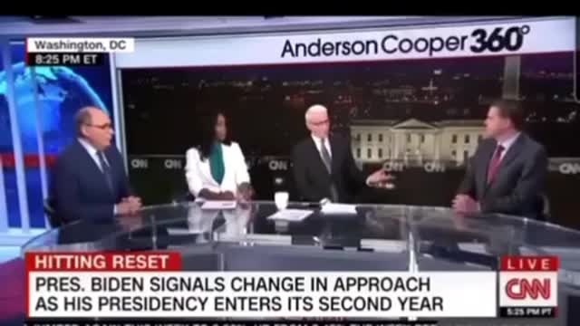Anderson Cooper speechless on his own show.