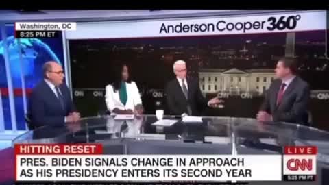 Anderson Cooper speechless on his own show.