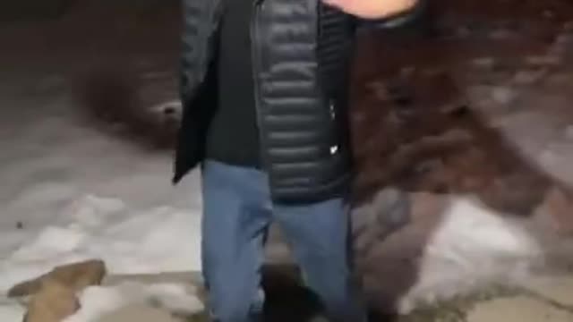 Guy slips on ice for 17 seconds