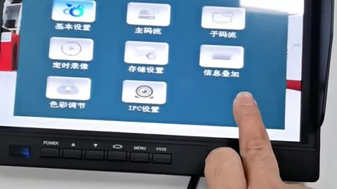 10 Inch Touch Screen Truck 4CH Cameras Monitor System