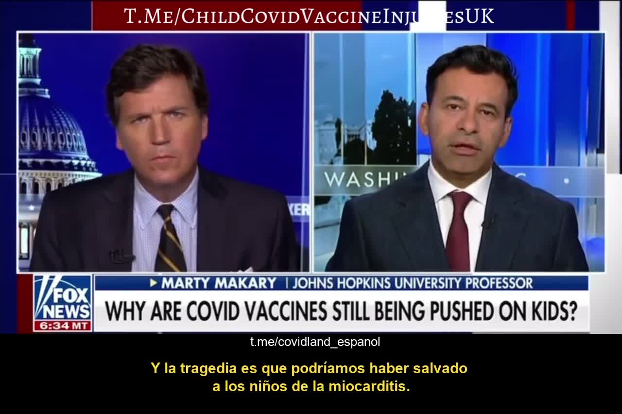 MÉDICO HABLA EN FOX NEWS SOBRE MIOCARDITIS POR INYECCIÓN COCID.