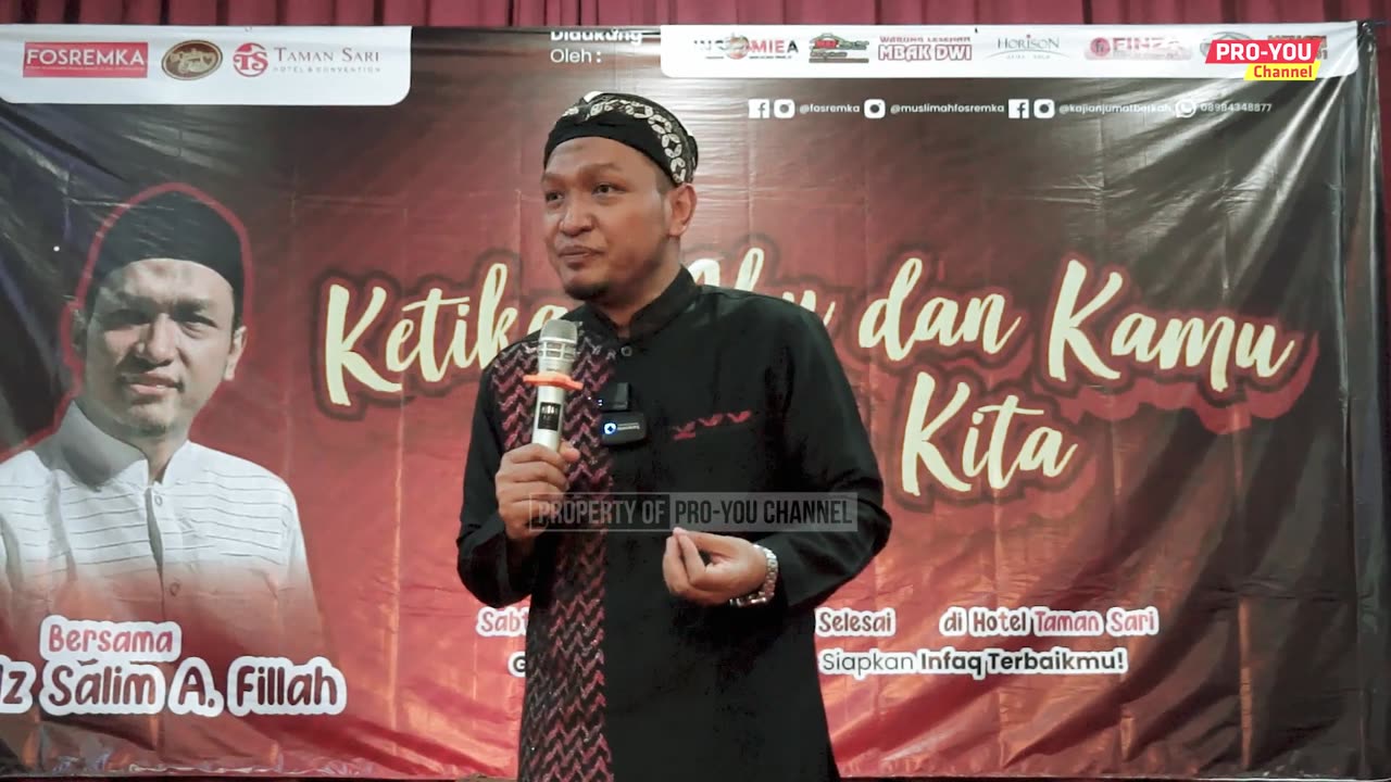 Ketika Aku dan Kamu Menjadi Kita | Ustadz Salim A. Fillah | KAJIAN UMUM FOSREMKA