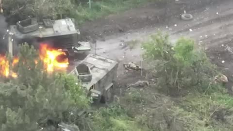 Russian strikes on Ukrianian vehicles