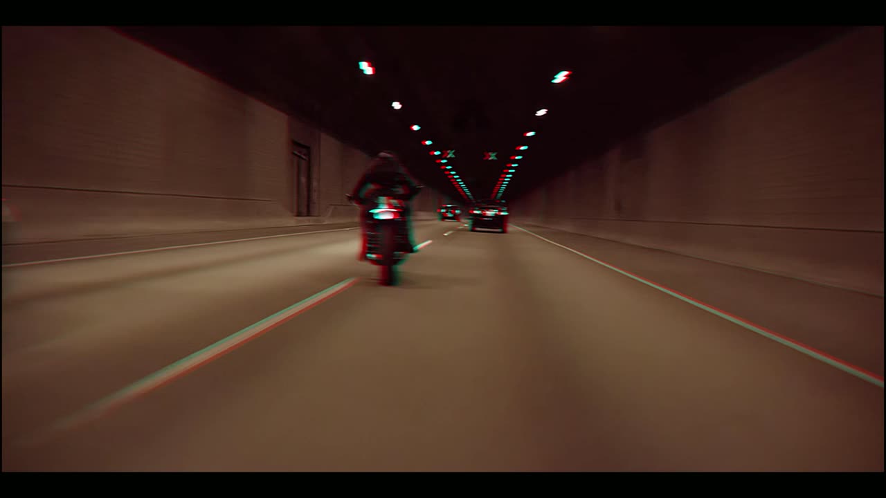 3D Anaglyph TRON Legacy 4K 80% MORE BACKGROUND DEPTH P1