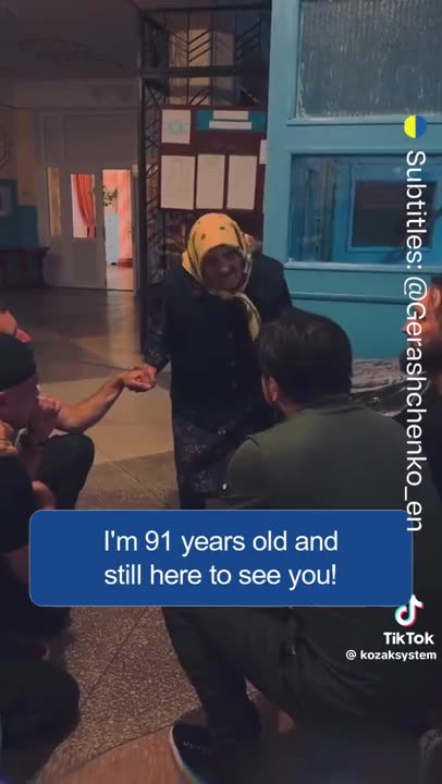 A 91 year old Grandma is so happy to see our Defenders!