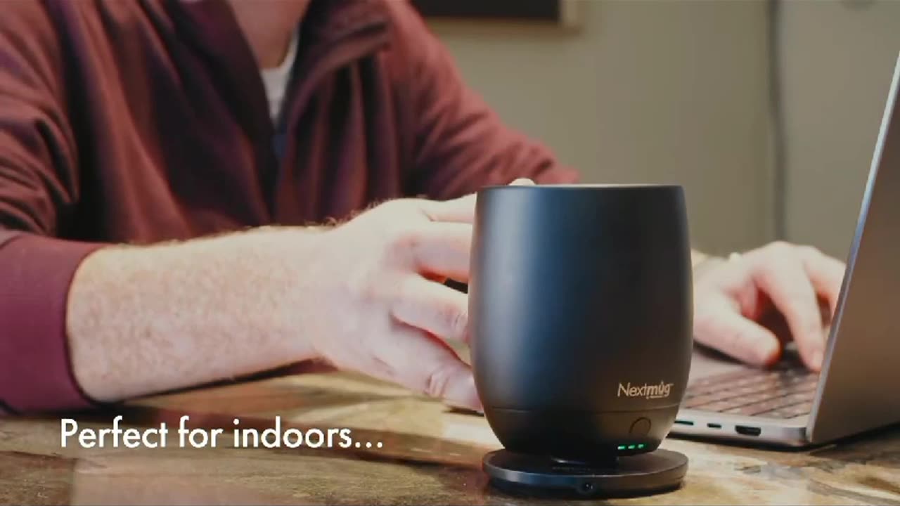 Temperature-Controlled, Self-Heating Coffee Mug )