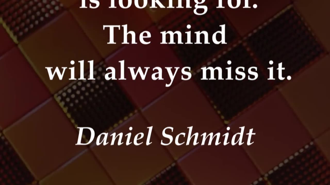 Quick thought 🙂 Daniel Schmidt #shorts