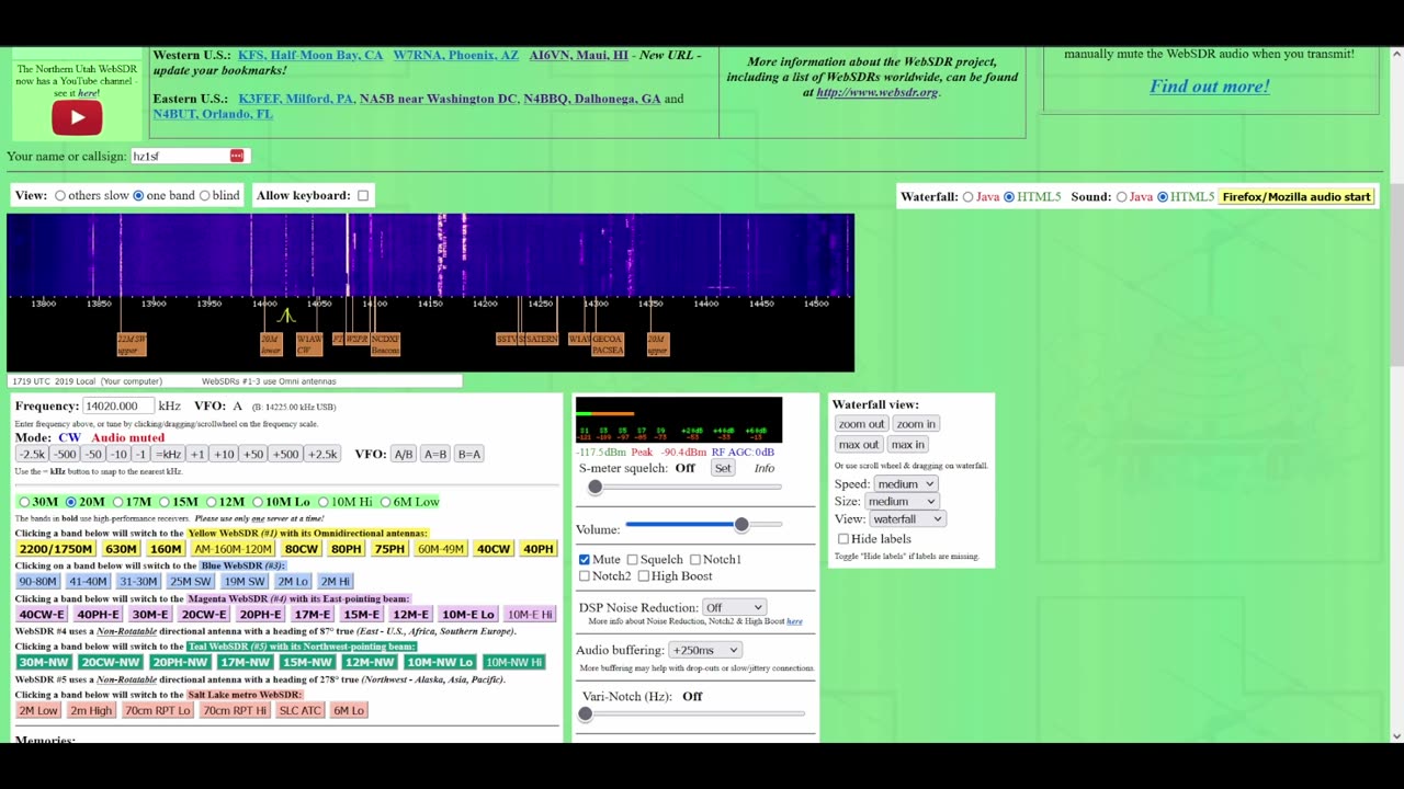 websdr.org شرح طريقة استخدام موقع