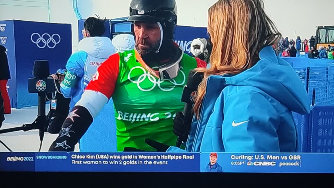 Nick Baumgartner Olympic post race interview