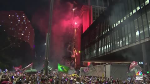 Supporters Of Brazil’s President-Elect Lula da Silva Celebrate Victory Over Bolsonaro