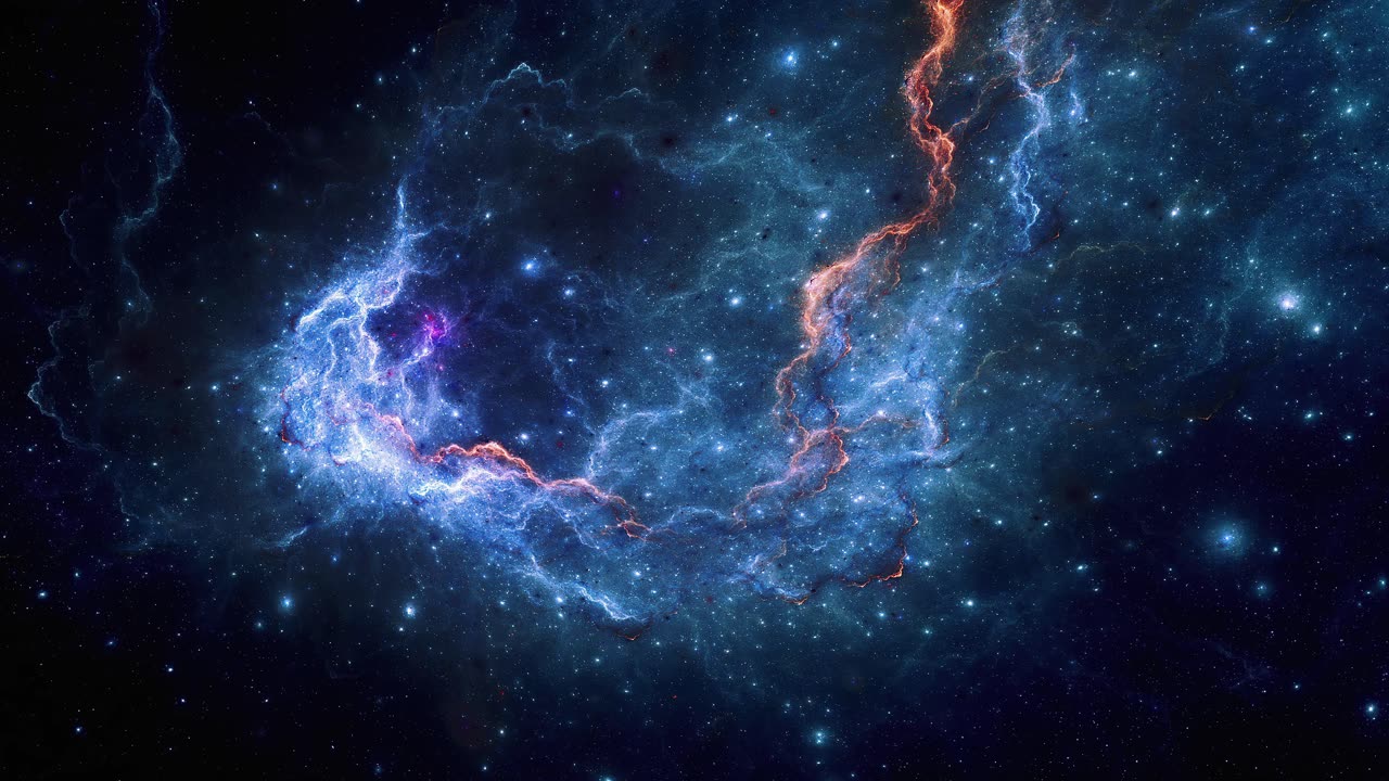 Nebula Stars Space Blue Sky Galaxy Screensaver