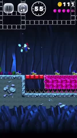 Mario Run 4-3 All Pink Coins