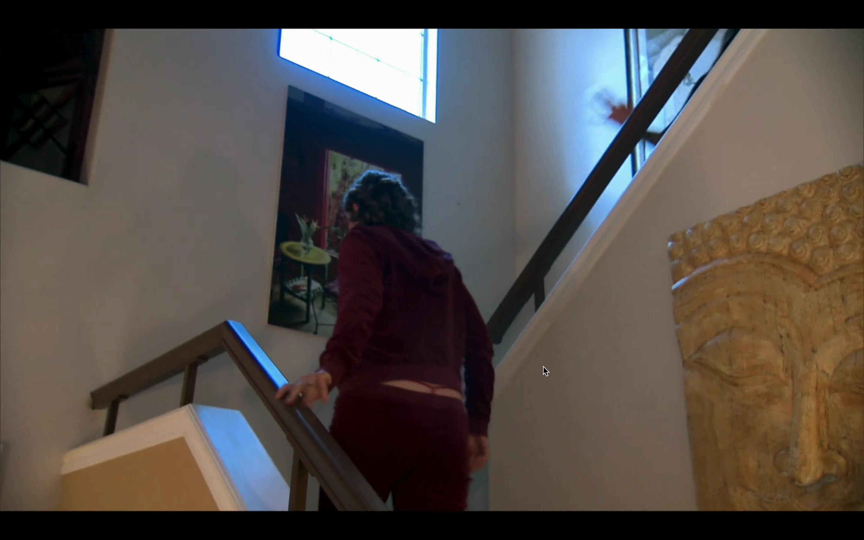 Andrea Arlington Red G-String Slip on TV!!!