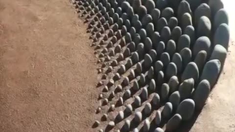 Beautiful stone arangements.