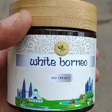 Pure leaf kratom - white Borneo capsules