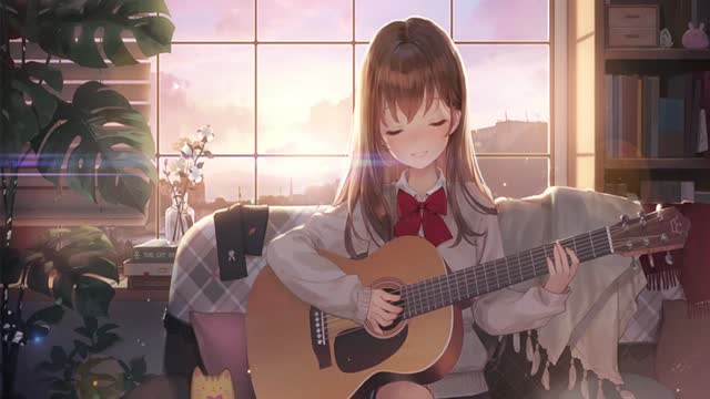 Floating in the Wind | Guitar Girl : Relaxing Music