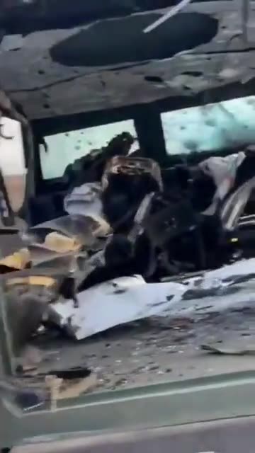 Russian tank crew showcases abandoned Canadian Roschel Senator