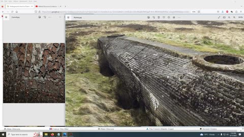 Melted Structures and Heat Damage Evidence