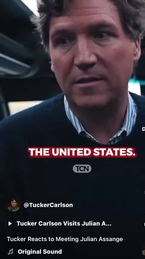 IT's A TOTAL OUTRAGE. Tucker Carlson remarks about meeting Julian Assange.