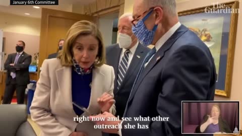 New video shows Pelosi and Schumer scrambling to take charge in Capitol attack