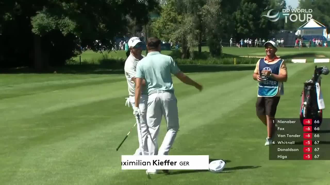 AMAZING albatross in front of home fans! _ 2022 BMW International Open