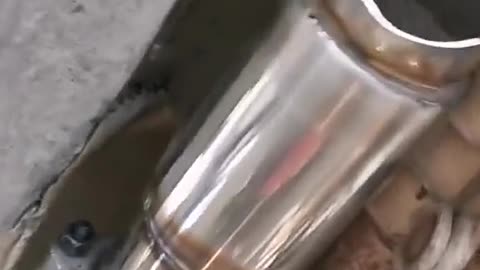 Modified exhaust to listen to sound waves