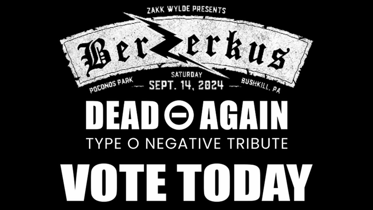 Dead Again has a chance to win the BERZERKUS Battle of the Bands!