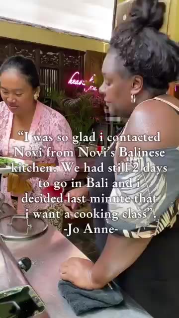 Making memories on your Solo Bali holiday-Private Balinese cooking classes🙏🏽😊
