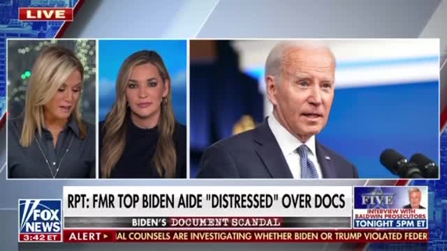 Former top Biden aide distressed over documents