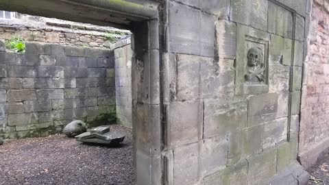 The famous Greyfriers Kirk graveyard