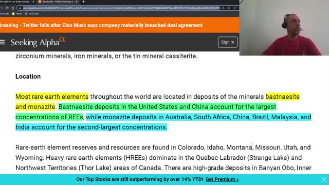 La lucha por los minerales de tierras raras. Mi Opinión.