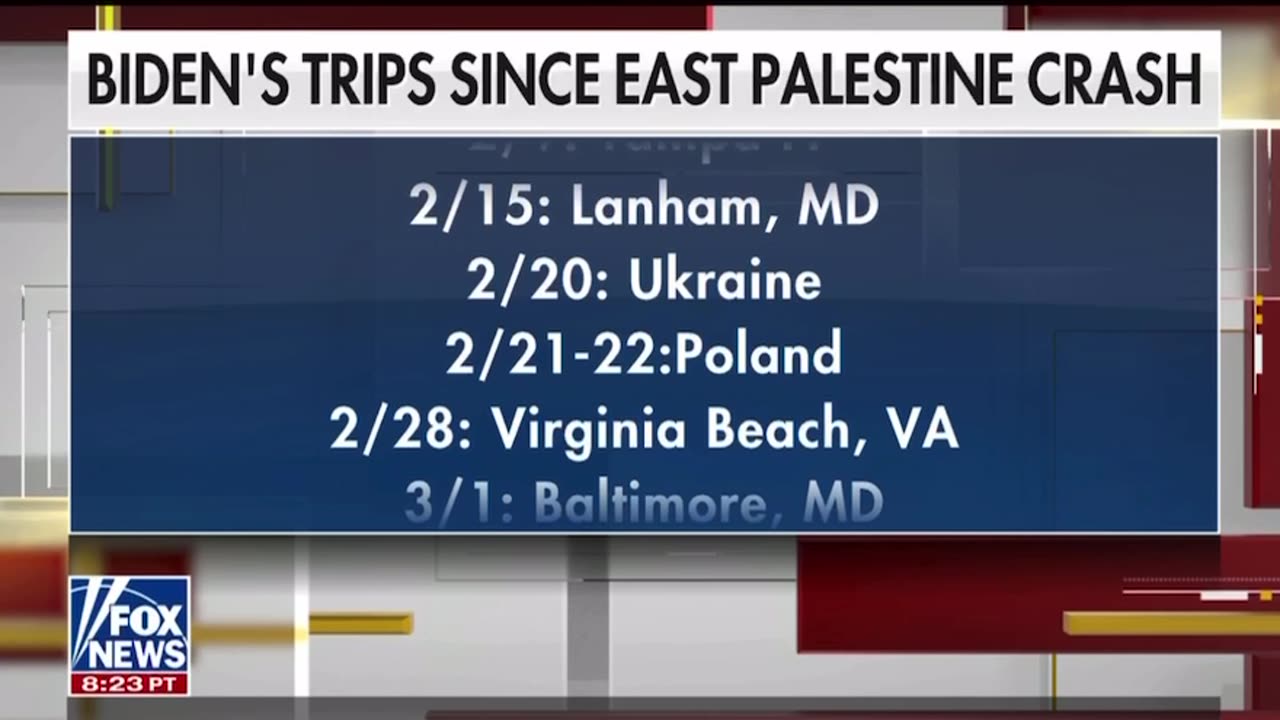 Everywhere but East Palestine