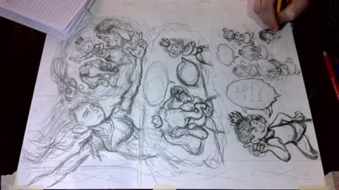 Lo-fi Draw and Chill: Penciling Page 118