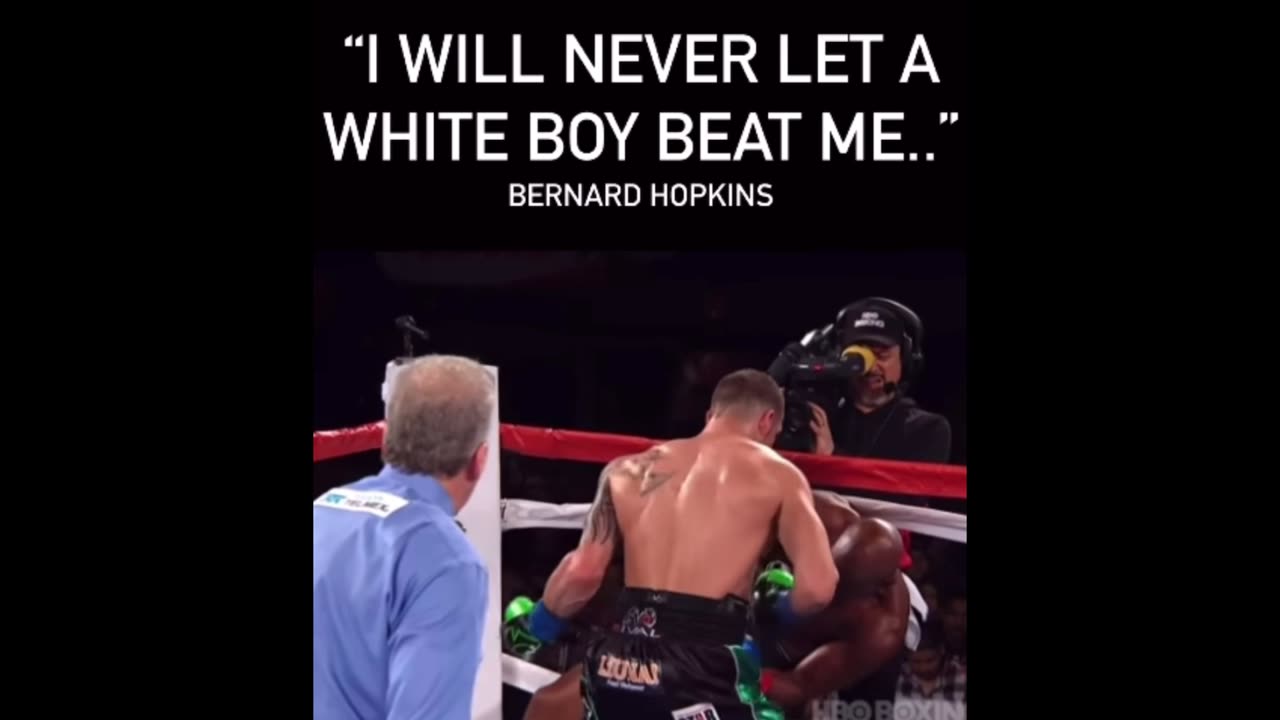 I will never let a WHITE BOY Beat Me !