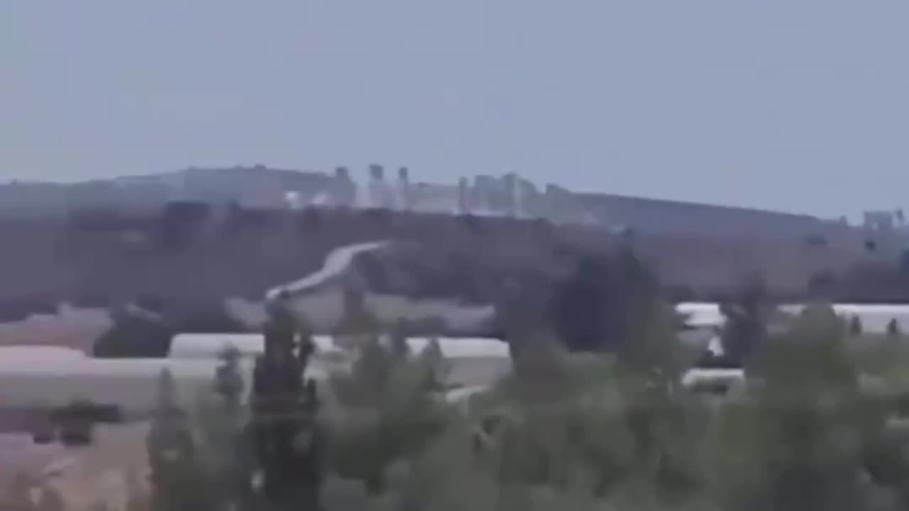 Palestinian boy takes a drone out with a stone