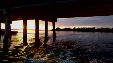 Atardecer en el sur de Florida visualmente impactante captado en 4K