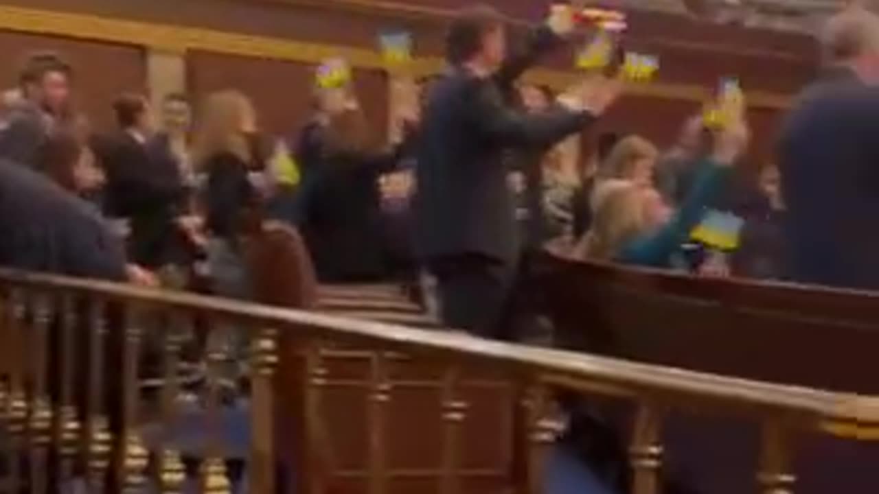 Ukraine Flags In The House