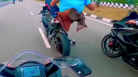 Bike stunt...