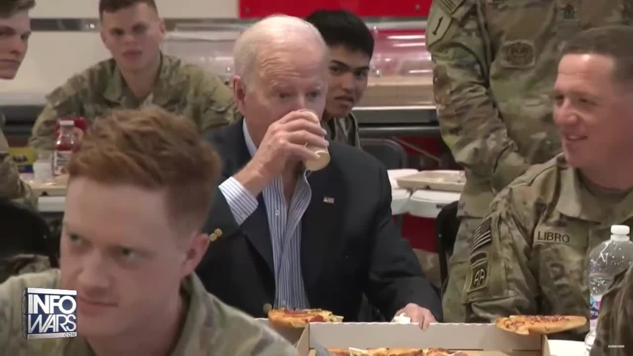 AWKWARD: Troops Uninterested In Biden During Visit To Chow Hall