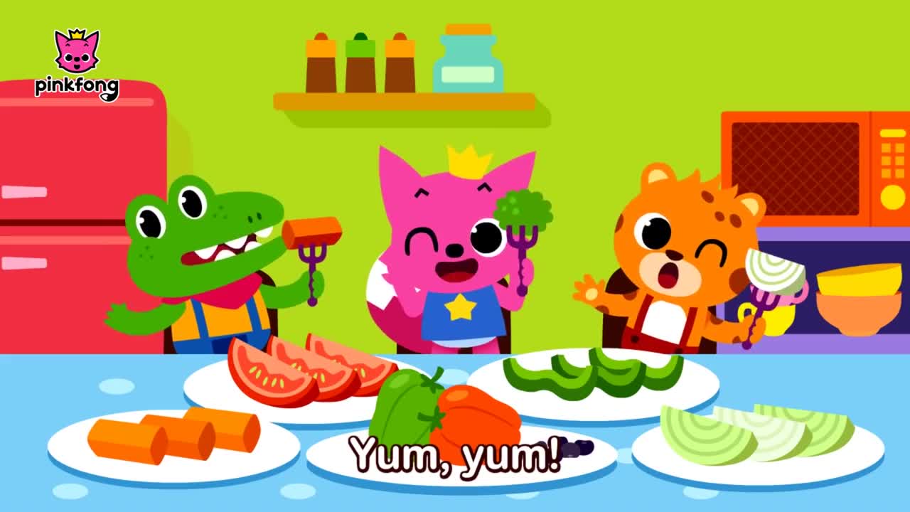 A Healthy Meal | Healthy Eating Song | Healthy Habits | Pinkfong Songs for Children