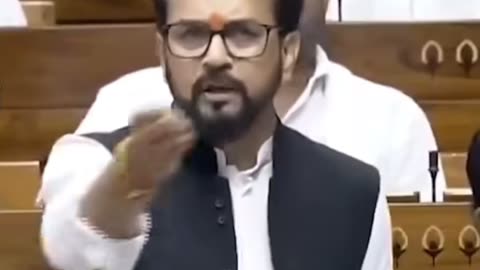 Anurag thakur loksabha viral video