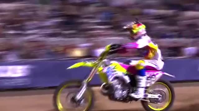 2-Stroke goes backflip circa Travis Pastrana’s
