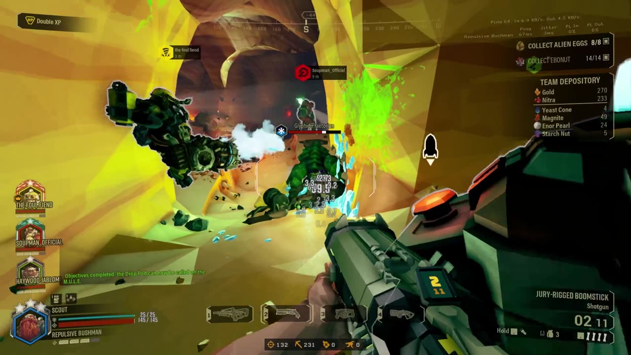 Deep Rock Galactic - Impact Deflection w/ Jumbo Shells(Scout, Egg Hunt, Hazard 5)