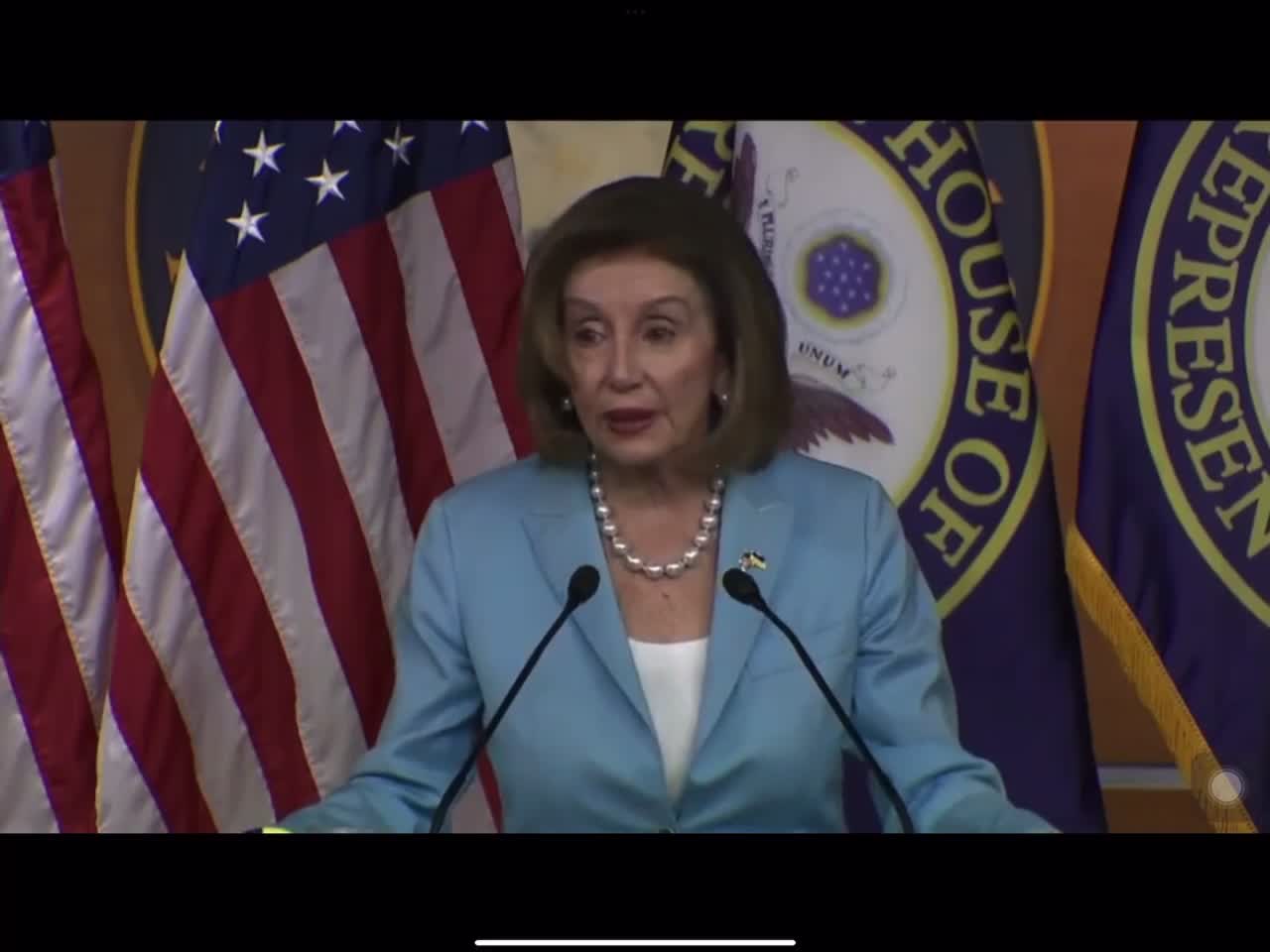 Nancy Pelosi says she’s satisfied with Joe Biden‘s response to the baby formula shortage.