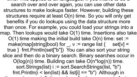 Check whether a string slice contains a certain value in Go