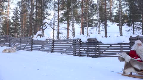 Santa Claus Village 4K_ Rovaniemi Lapland Finland_ families meet real Father Christmas Travel video