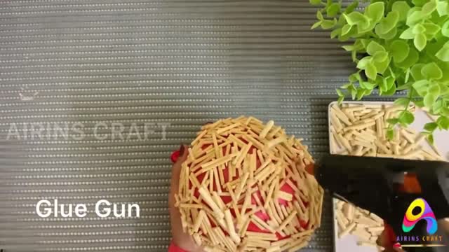 Toothpick Reinforced Flower Basket