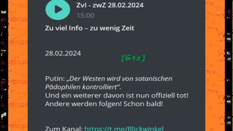 Zu viel Info – zu wenig Zeit 28.o2.2024