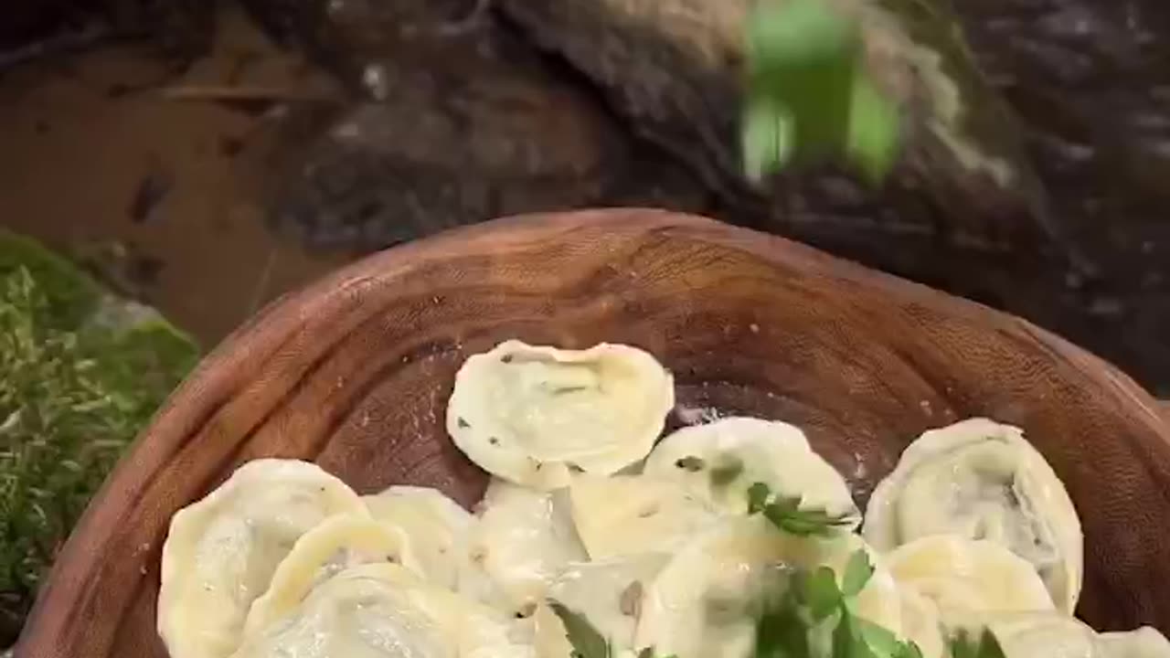 Mushroom dumplings