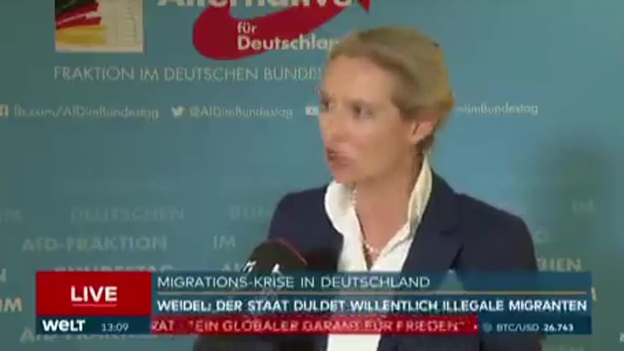 🔥 Alice Weidel zerlegt Migrationspolitik und fordert #Remigration